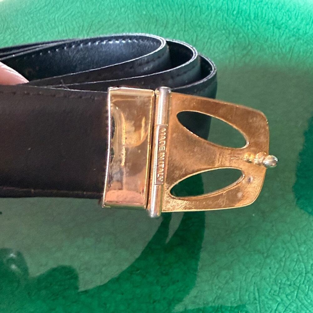 Pierre Cardin Reversible Belt Mens Vintage Logo Size 38